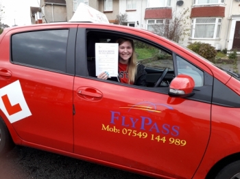 Big Congratulations to Alice passing her driving test 1st attempt with only 4 minors. You have been a lovely pupil and I wish you all the very best. Well done!!...